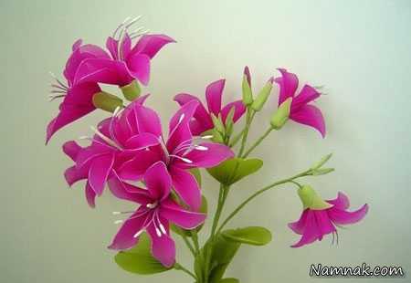 ساخت گل جورابی