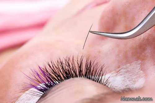 عمل های زیبایی و اسکتیشن مژه عمل های زیبایی