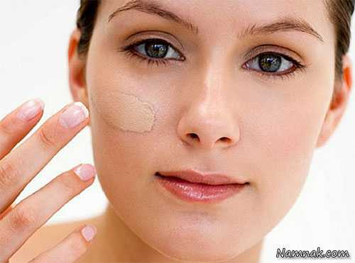 آرایش کردن صورت