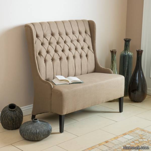 مبل پشت بلند چرم مبل پشت بلند