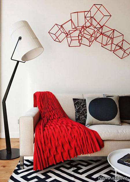 دکوراسیون رنگ قرمز خانه عروس دکوراسیون رنگ قرمز