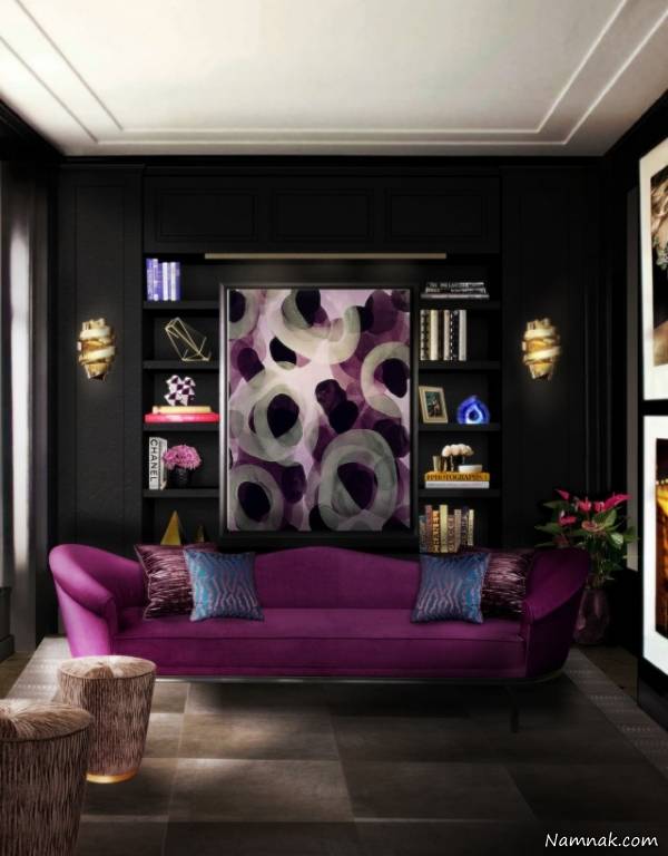 مبل مخمل اتاق پذیرایی