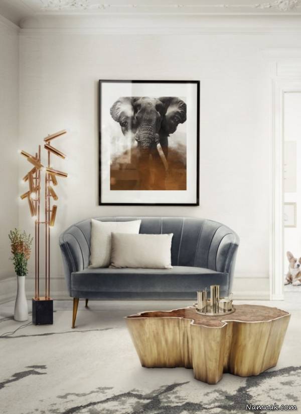 مبل مخمل اتاق پذیرایی